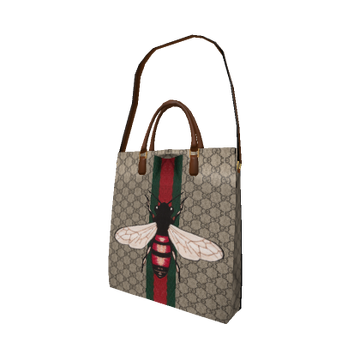 Gucci gg supreme bee tote deals