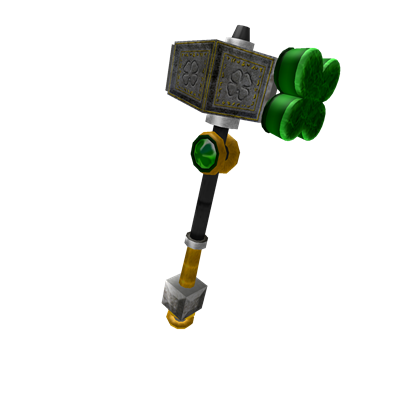 Lucky Clover Hammer Roblox Wiki Fandom - what is the hammer badge in roblox called