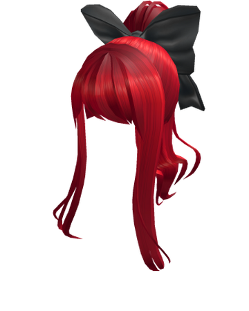 Red Charming Ponytail Roblox Wiki Fandom - roblox beautiful hair red