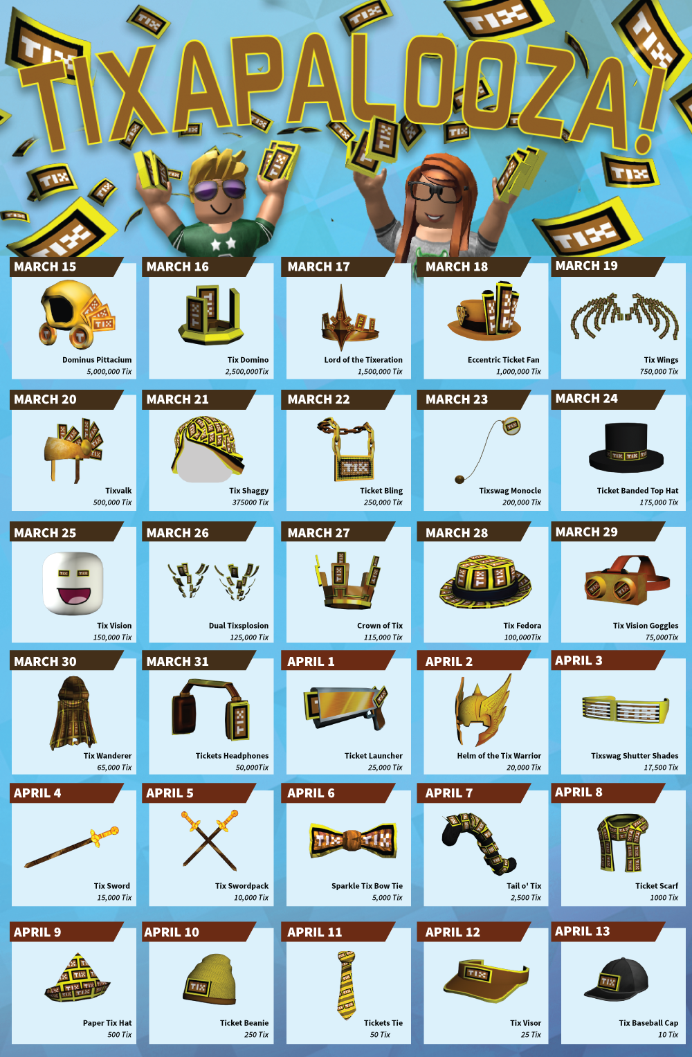 Category:Items formerly available for tickets, Roblox Wiki