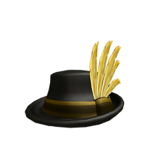 Golden Feather Fedora