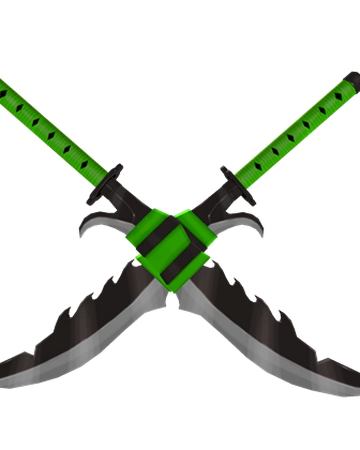 Hiro The Hero Dual Swords Roblox Wiki Fandom - green sword roblox id