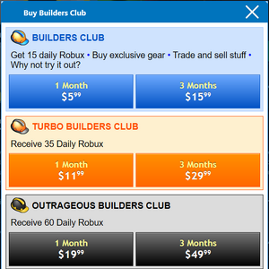 Builders Club Roblox Wikia Fandom - how much is builders club on roblox