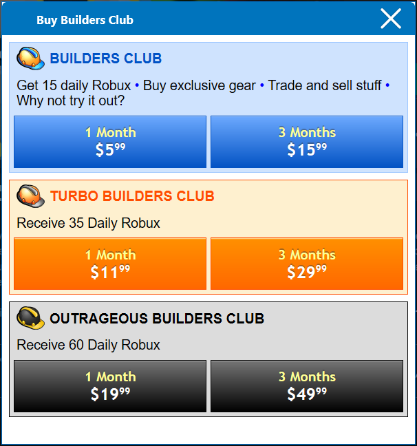 Aprender acerca 30+ imagen the builders club is a paid subscription