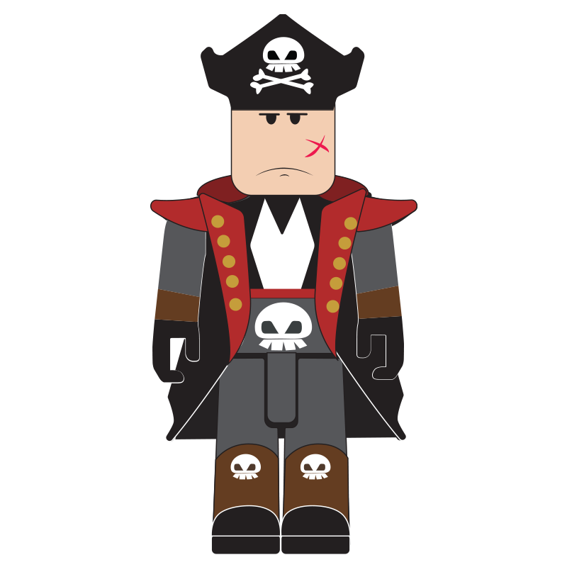 Personagem Roblox Captain Rampage Capitão Pirata Original