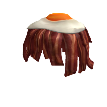 Cabelo de bacon do roblox em biscuit - passo a passo 