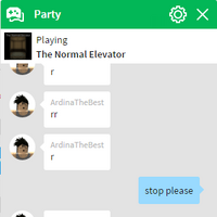 Ysjuy T4gi8tm - how to make a party in chat roblox 2019