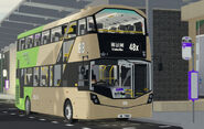 紫荊巴士派出Wrightbus Streetdeck (ZR7980) 行走48X線
