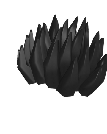 black spiky hair roblox id code