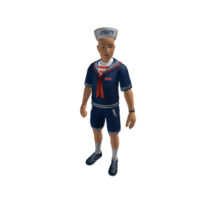 Free Roblox T-shirt Scoops Ahoy uniform 🍦🌀(Stranger things S3 cosplay)