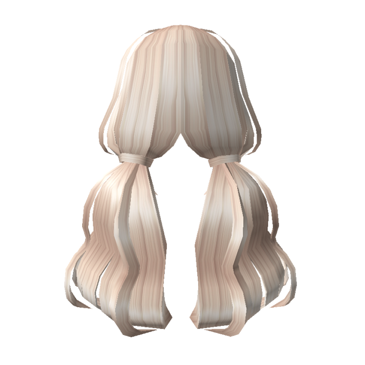 Catalog Dream Girl Low Pigtails Blonde Roblox Wikia Fandom - roblox hairs 2020
