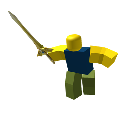 Catalog Noob Attack Golden Sword Gladiator Roblox Wikia Fandom - roblox 2017 noob