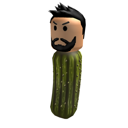 Catalog Pickle Ad Guy Roblox Wikia Fandom - cactus man roblox