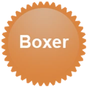 Pizza Boxer Badge