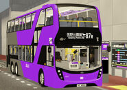 紫荊巴士派出Enviro500 MMC 12.8米 (VC6500) 行走87R線