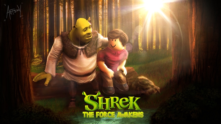 Shrek The Force Awakens Roblox Wiki Fandom - roblox shrek song id