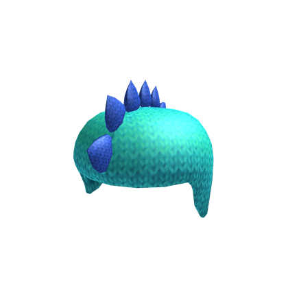 Blue Knitted Beanie Dino Roblox Wiki Fandom - roblox green dino hat