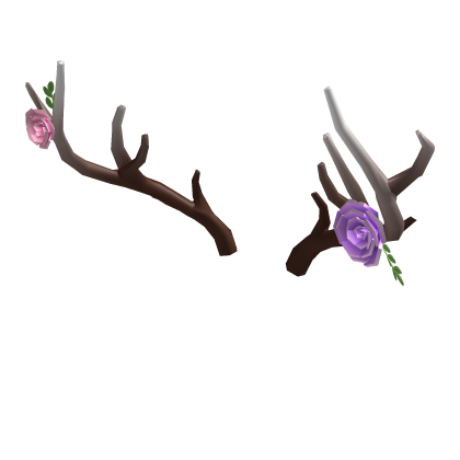 Catalog Floral Antlers Roblox Wikia Fandom - doe ears roblox