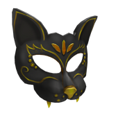 Masquerade Black Cat Mask