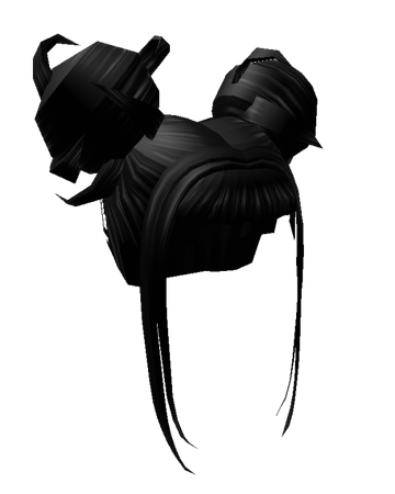 Catalog Messy Buns Bangs In Metallic Black Roblox Wikia Fandom Love her bang and bun …the color is everythang!!! catalog messy buns bangs in metallic