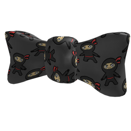 Catalog Ninja Bow Tie Roblox Wikia Fandom - gray tie roblox