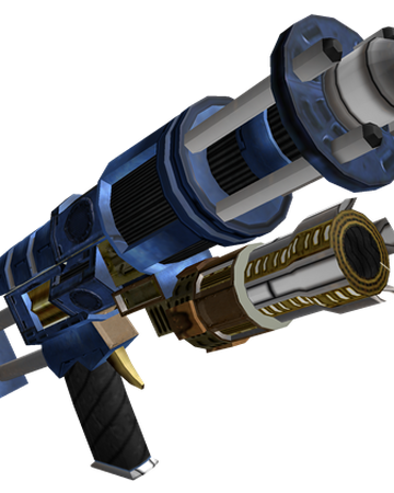 Fusion Gatling Blaster Roblox Wiki Fandom - roblox freeze gun gear