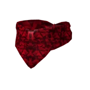 Red Sparkle Time Bandana