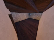 An empty room in the large house.