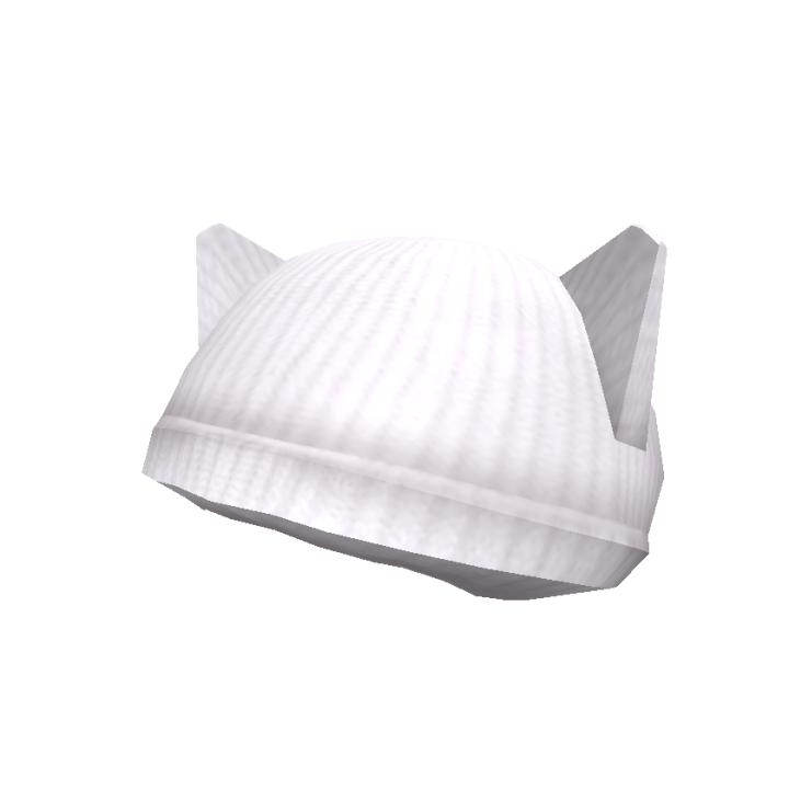 White Cat Ears Hairstyle - Roblox