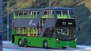 64A綫獲派11.3米ADL Enviro500 MMC（5547/XA4823）行走，正行駛峰林邨方向