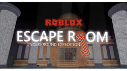 Escape Room Roblox Wiki Fandom - how to escape underground facility roblox escape room