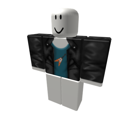 Catalog Guitar Tee With Black Jacket Roblox Wikia Fandom - leather jacket roblox t shirt