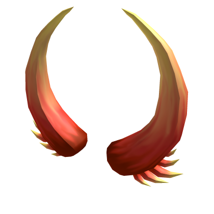 Catalog Phoenix Horns Roblox Wikia Fandom - red horns roblox