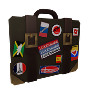 Sticker Covered Travel Pack