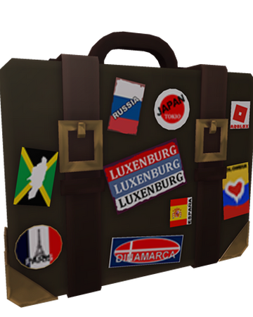 Catalog Sticker Covered Travel Pack Roblox Wikia Fandom - katana traveling pack roblox wikia fandom