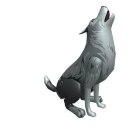 Midnight Howler Shoulder Friend Wolf