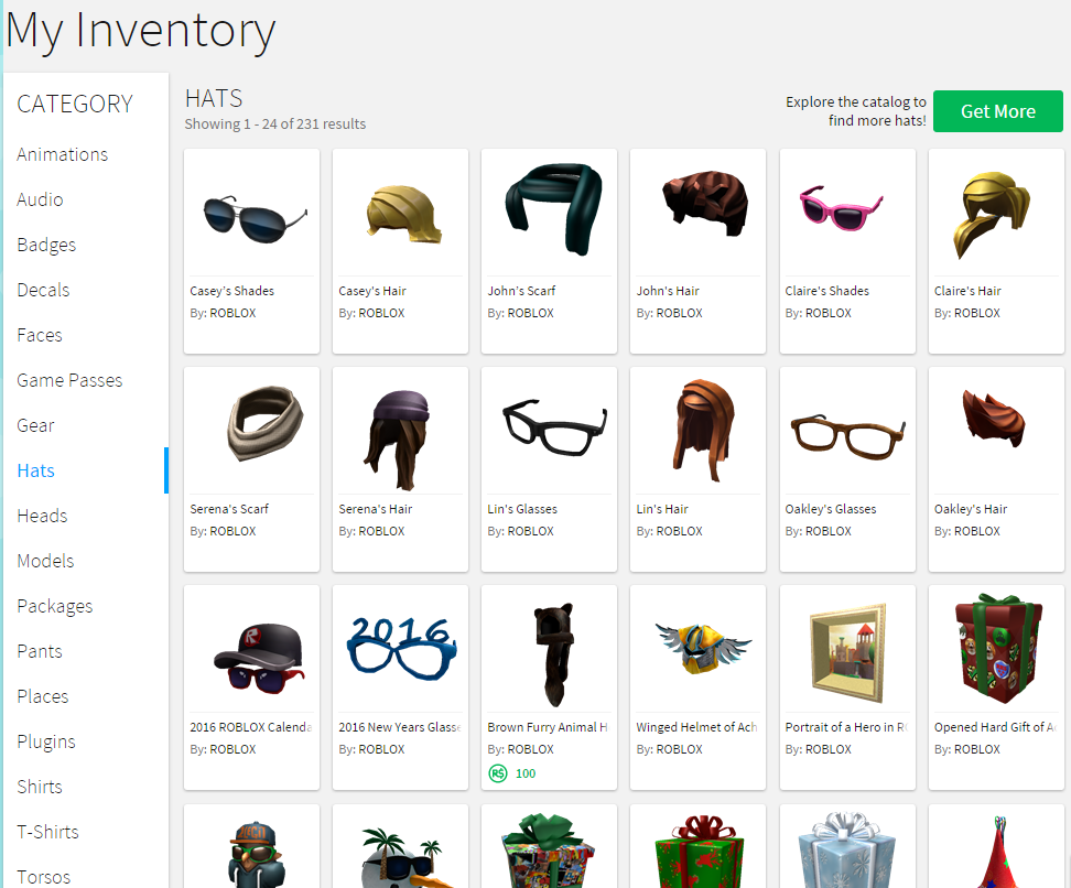 Inventory Roblox Wikia Fandom - how to view robloxs inventory