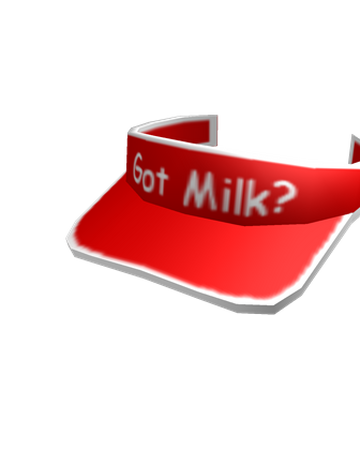 Got Milk Visor Roblox Wiki Fandom - roblox milk hat