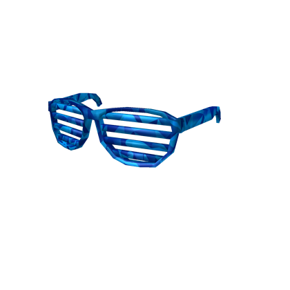 Catalog Blue Sparkle Time Shutter Shades Roblox Wikia Fandom - black shutter shades black shutter shades roblox free