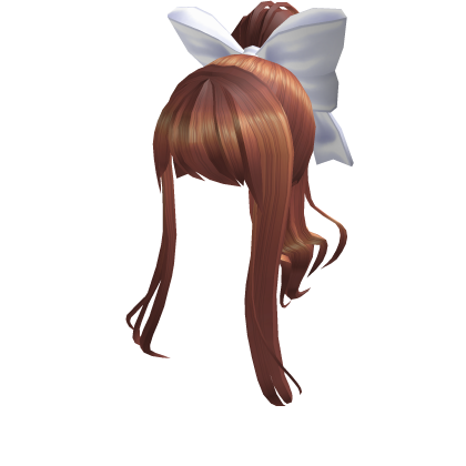 Brown Charming Ponytail Roblox Wiki Fandom - how to make hair in roblox catalog 2020