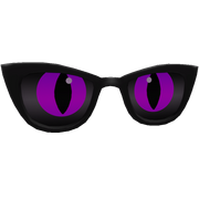 Purple Cat Eye Glasses