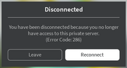 Error 286