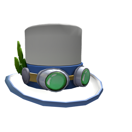 Blue Top Hat with White Band, Roblox Wiki