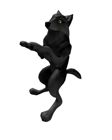 Catalog Black Shoulder Wolf Roblox Wikia Fandom - black wolf tail roblox