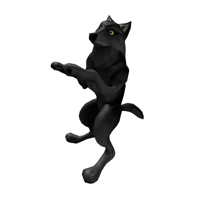 Catalog Black Shoulder Wolf Roblox Wikia Fandom - black cat roblox