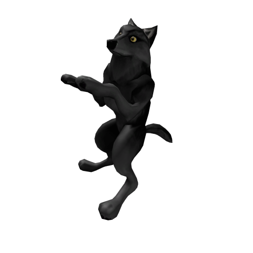 Black Shoulder Wolf Roblox Wiki Fandom - the wolf roblox id code