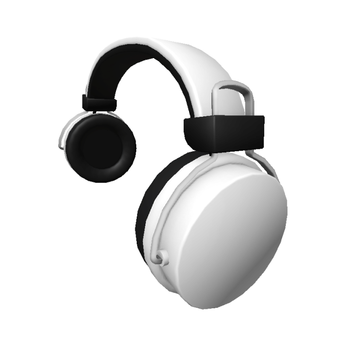 Catalog Quality White Headphones Roblox Wikia Fandom - quality black headphones roblox