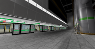 Airport Line 之新側式月台