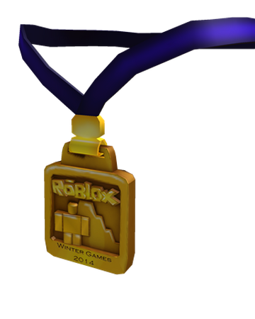 2014 Winter Games Gold Medal Roblox Wiki Fandom - how to get winter games stuff roblox