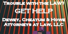 Problemy z PRAWEM? UZYSKAJ POMOC radców prawnych Dewey'a, Chetuma & Howe, LLC